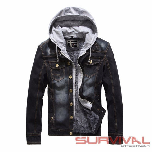 Denim Fleece Lined Jacket