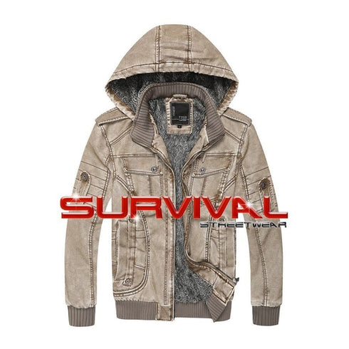 Faux Leather Designer Jacket