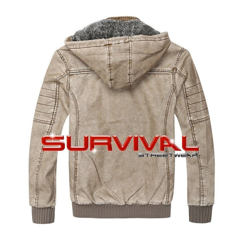 Faux Leather Designer Jacket