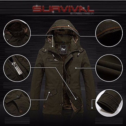 Heavy Duty Fleece Lined Coat