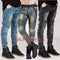 Biker Slim Fit Stretch Denim Pants