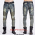 Biker Slim Fit Stretch Denim Pants