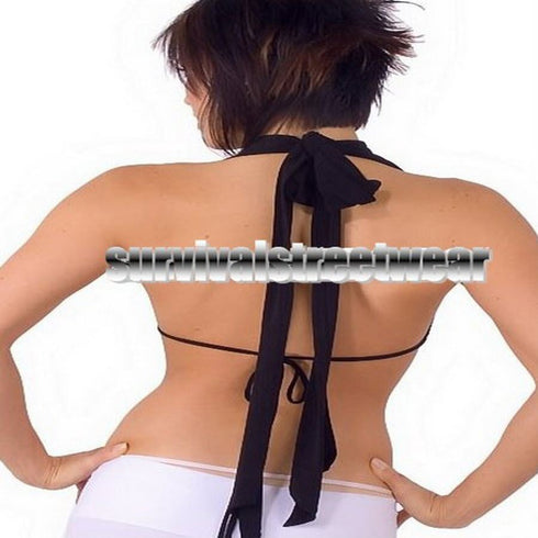 Cross Over Blouse Top Black