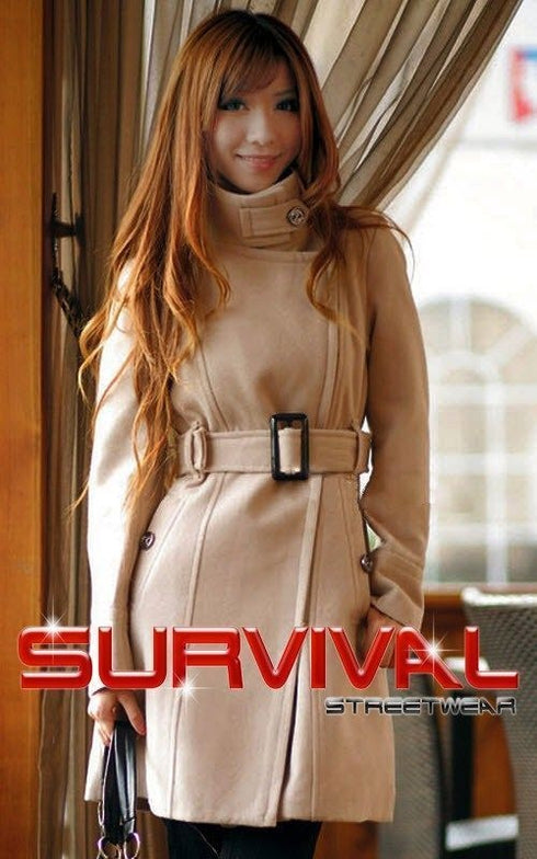 Winter Coat with Belt