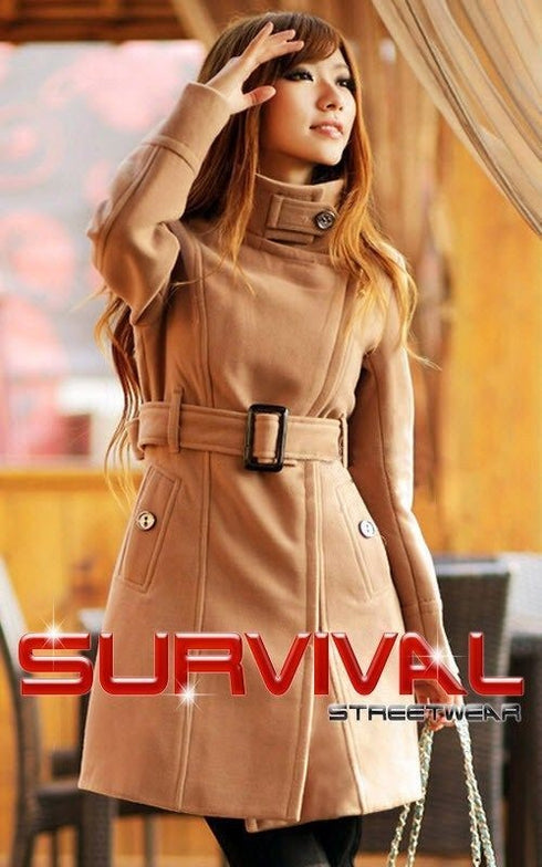 Winter Coat with Belt