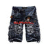 Blue Camouflage Cargo Shorts