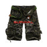 Green Camouflage Cargo Shorts