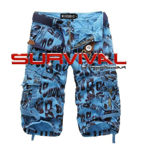 Camouflage Cargo Long Walk Shorts