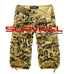 Camouflage Cargo Long Walk Shorts