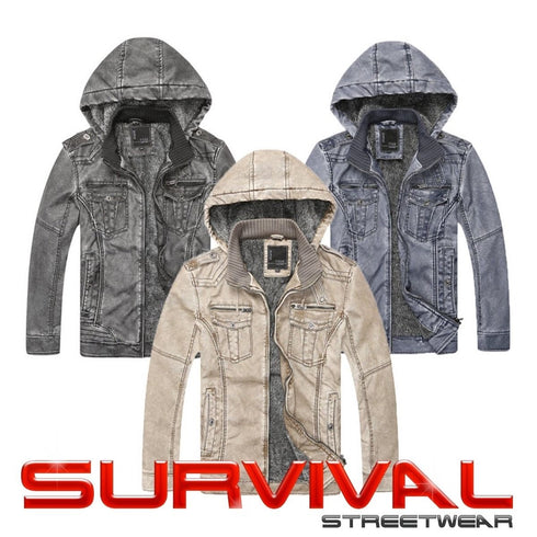 Faux Leather Designer Jacket