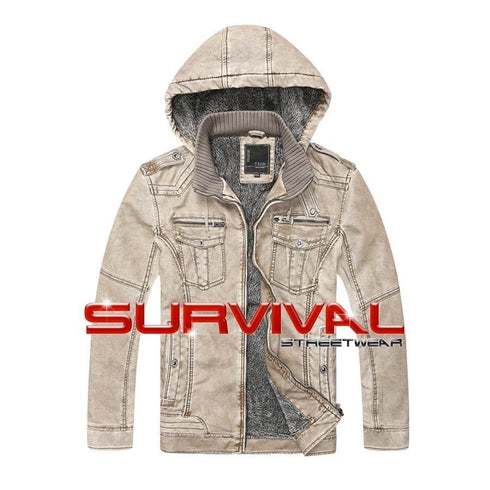 Faux Leather Designer Jacket