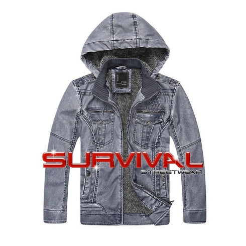 Faux Leather Designer Jacket