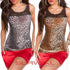 Sleeveless Singlet Tank Top Leopard Print