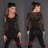 Long Sleeve Lace Jumper