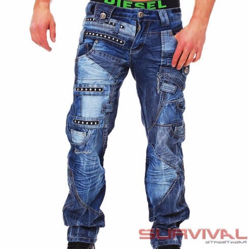 Kosmo Lupo Jeans Blue KM001 Front