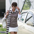 Latte Short Sleeve Blouse Vest