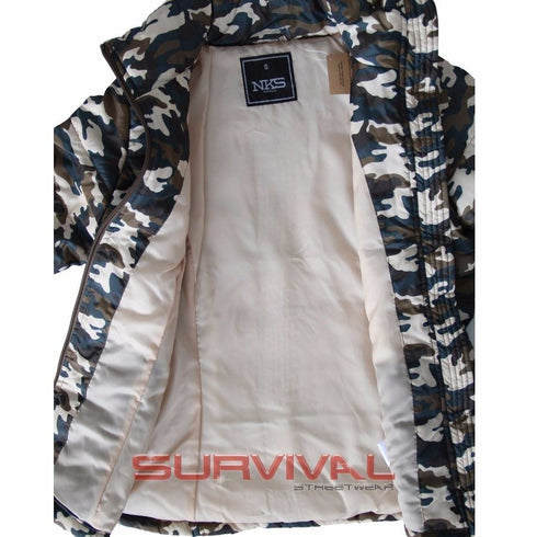 Puffer Camouflage Jacket