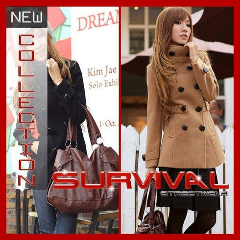 Winter Coat with Belt