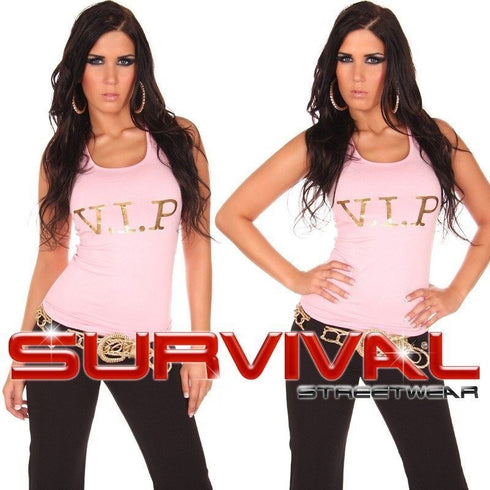 Sleeveless Racer Back Single Tank Top