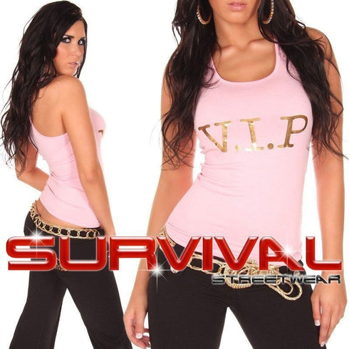 Sleeveless Racer Back Single Tank Top