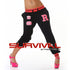Black Tracksuit Casual Sports Pants