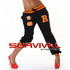 Black Tracksuit Casual Sports Pants