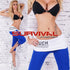 3/4 Blue Capri Sports Pants