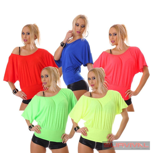 Short Sleeve Off Shoulder Top