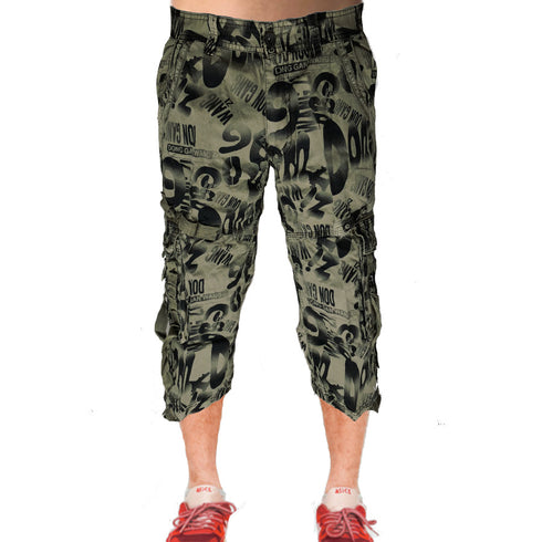 Camouflage Cargo Long Walk Shorts