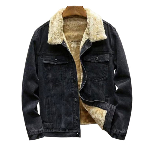 Denim Full Fleece Lined Jacket