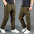 Cargo Pants Fleece Lined Elasticated Waist Trousers