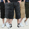 mens 3/4 length cargo shorts
