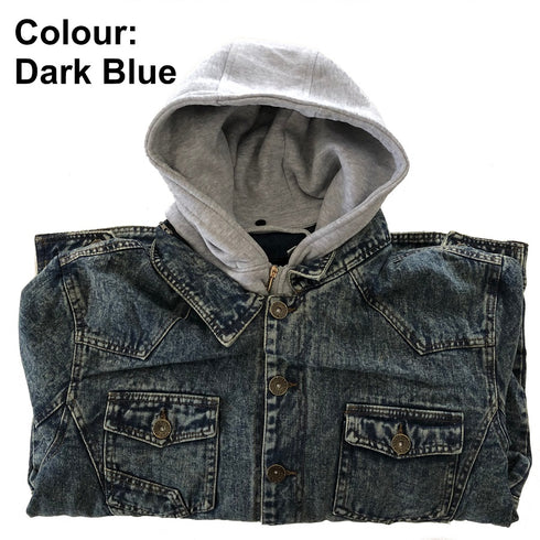 Denim Fleece Lined Jacket