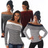 Long Sleeve Off Shoulder Jumper