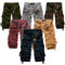 mens below knee length cargo shorts