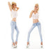 Girl Vivi Skinny Jeans Light Blue - 813E
