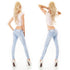 Girl Vivi Skinny Jeans Light Blue - 813E