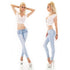 Girl Vivi Skinny Jeans Light Blue - 813E