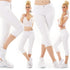 My Bestiny White Cropped Skinny 3/4 Jeans - 1242