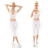 My Bestiny White Cropped Skinny 3/4 Jeans - 1242