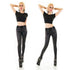 MyBestiny - Black Skinny Faux Leather Pants