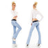 Red Seventy Light Blue Bootcut Jeans - W350