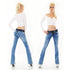 Red Seventy Blue Bootcut Jeans - WT358
