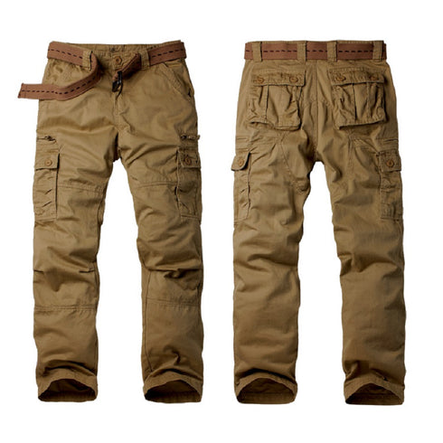 Mens Cargo Pants Light Brown