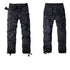 Mens Cargo Pants Blue Camouflage