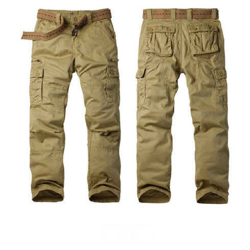 Mens Cargo Pants Khaki