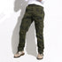 Mens Cargo Pants Green Camouflage