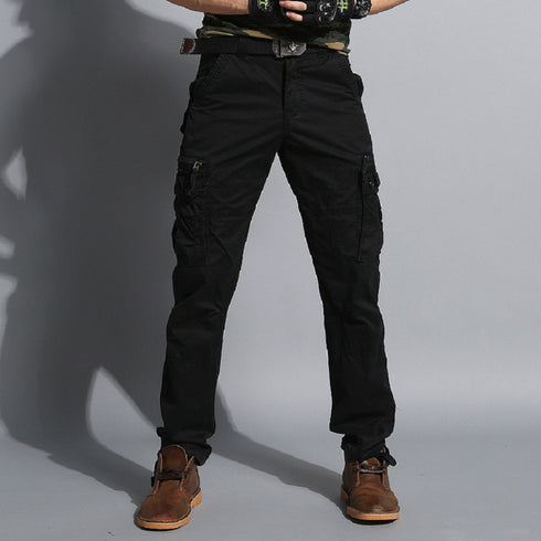 Mens Cargo Pants Black