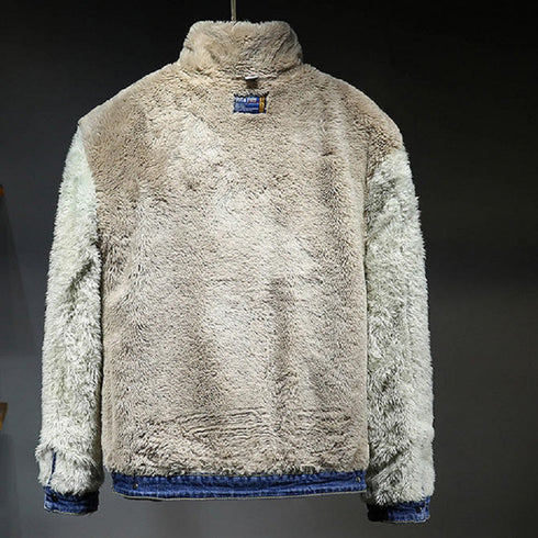 Denim Full Fleece Lined Jacket