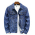 Denim Jacket Lightweight Jeans Collared Top